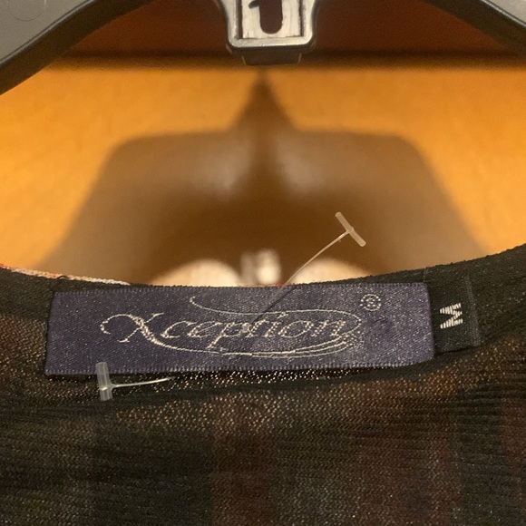 *Clearance-Final* Xception Size M Sheer Paint Pattern Tunic Dress - Picture 2 of 6